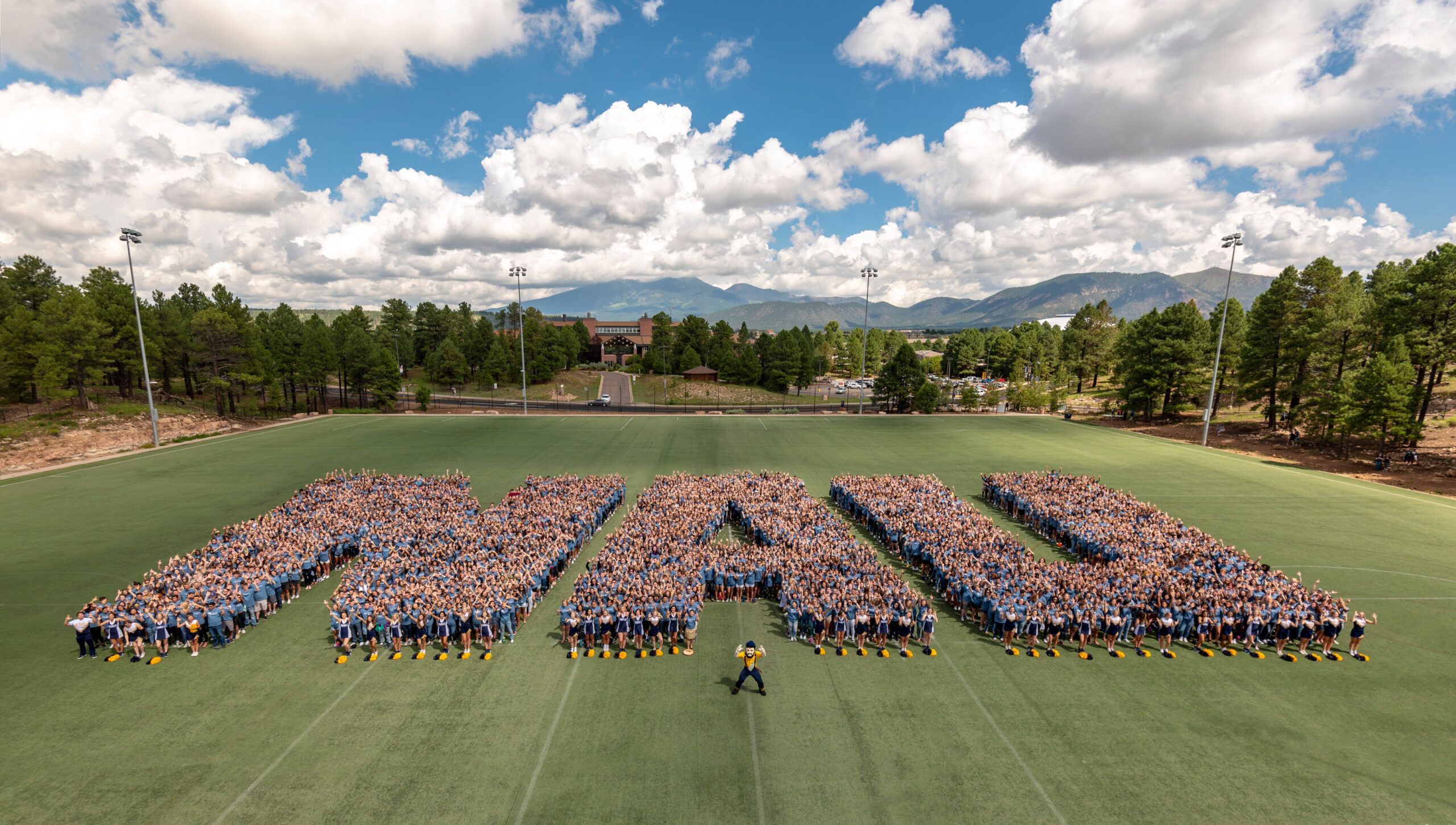 Annual Letters event for Lumberjacks welcome week.