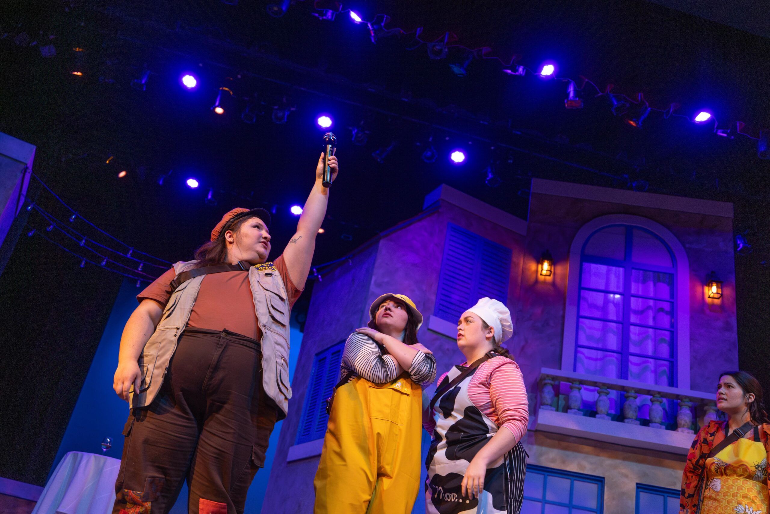 NAU Theatre students act at their dress rehearsal.