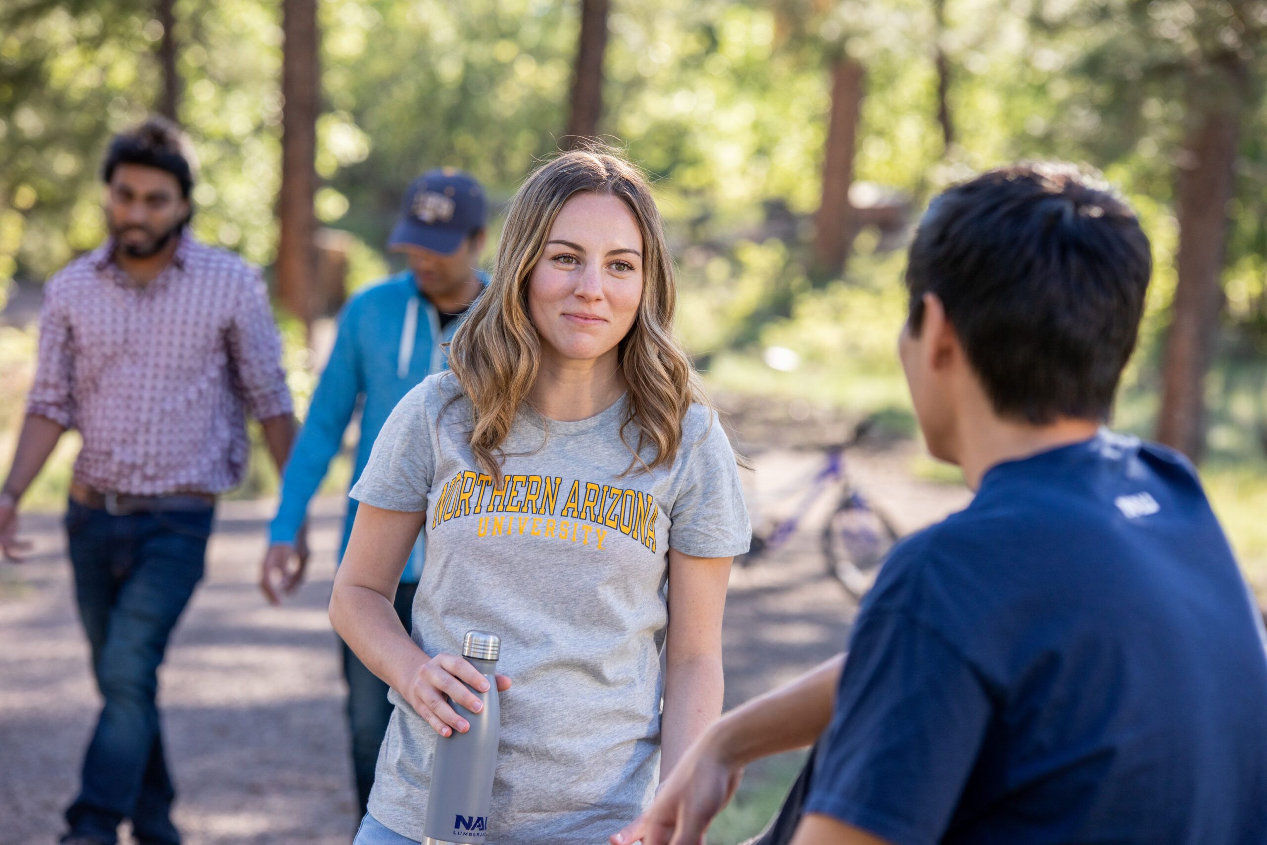 Students taking a break at Buffalo Park.